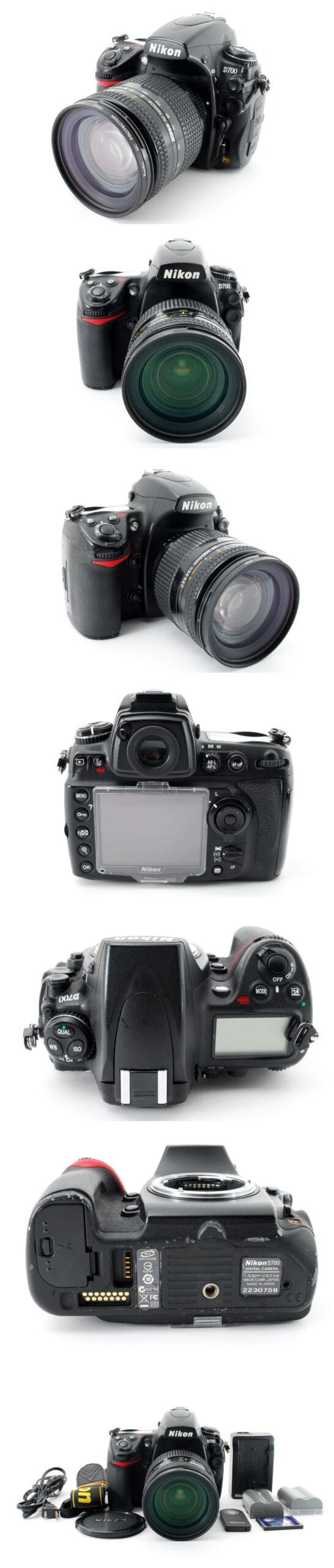 激安スーパー D700 Nikon + バッテリー2個 NIKKOR28-200レンズ デジタルカメラ